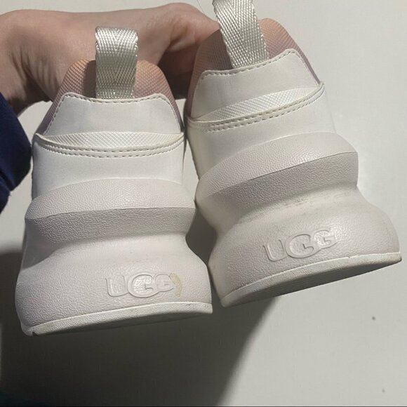 UGG LA Flex Pastel White Chunky Sneakers - Picture 4 of 8